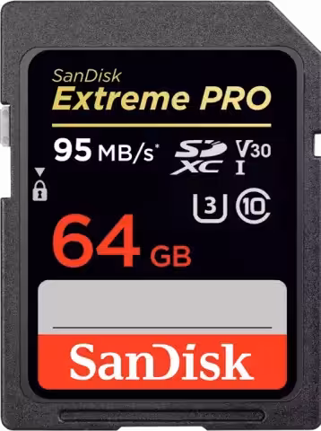 مموری کارت 64 گیگابایت Sandisk EXTREME PRO