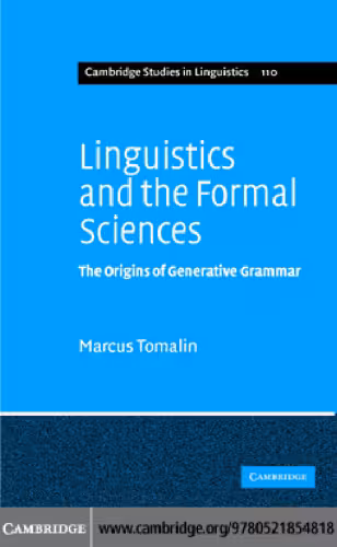 خرید و دانلود نسخه کامل کتاب Linguistics and the Formal Sciences: The Origins of Generative Grammar