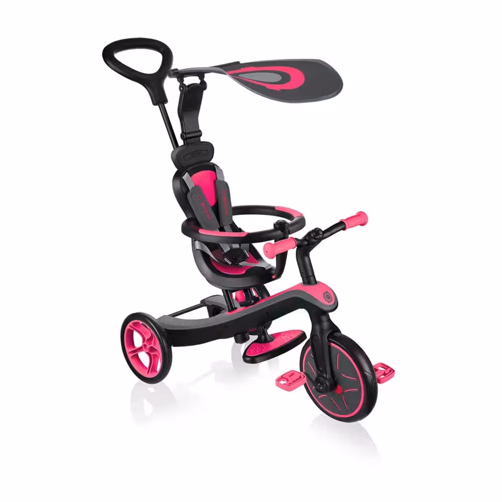 سهچرخه 4 کاره ارغوانی Globber مدل EXPLORER TRIKE 4 in 1