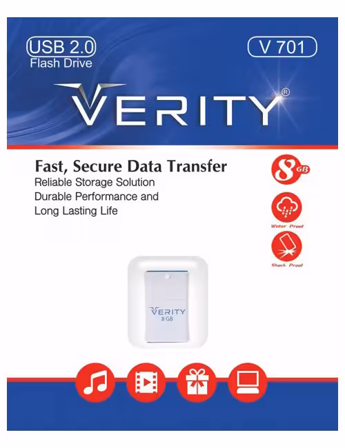 فلش مموری وریتی مدل V701 ظرفیت 8 گیگابایت