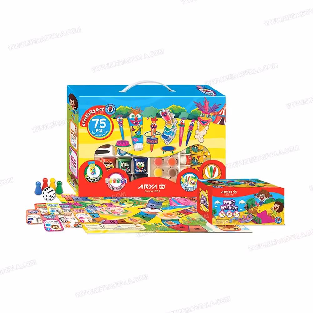بسته خلاقیت آریا 75 تکه کد 6035