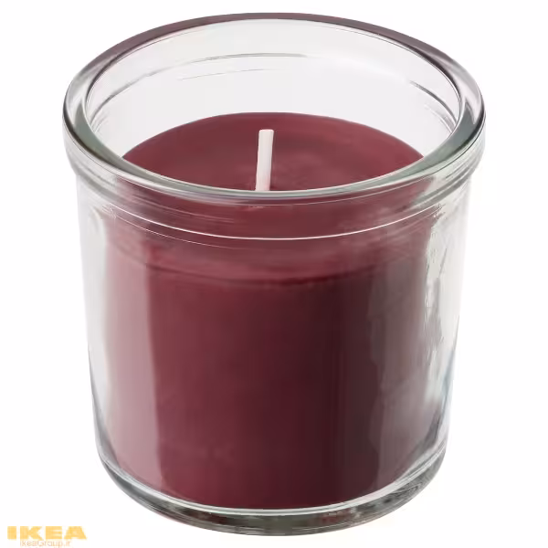 شمع معطر دور شیشه ای مدل STÖRTSKÖN | برند ایکیا | ارسال 15 الی 20 روز کاری