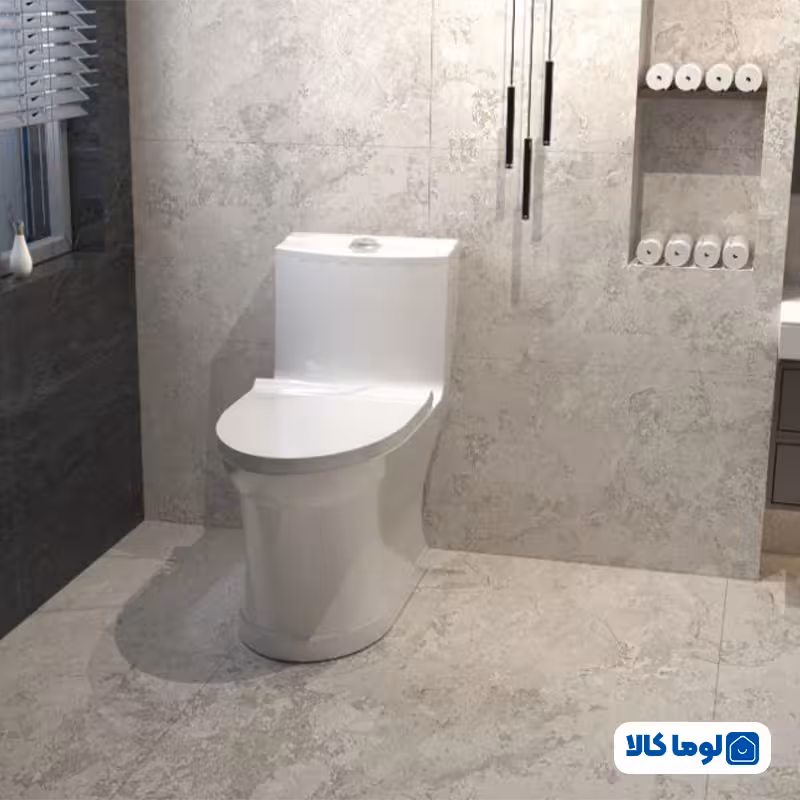 توالت فرنگی گلسار مدل الگانت 72 واش داون توربو درجه یک
