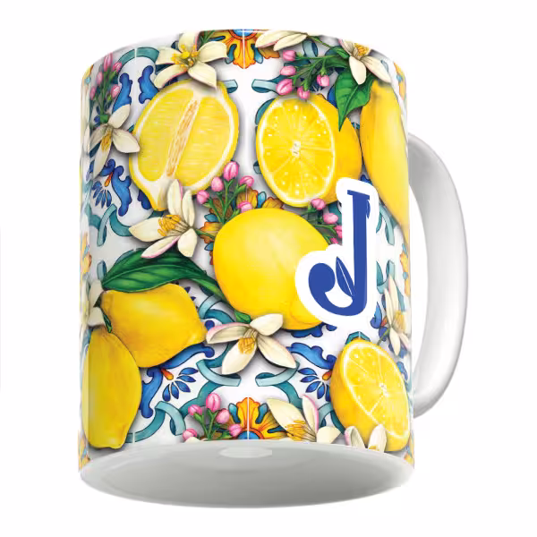 خرید ماگ-لیوان حرف J