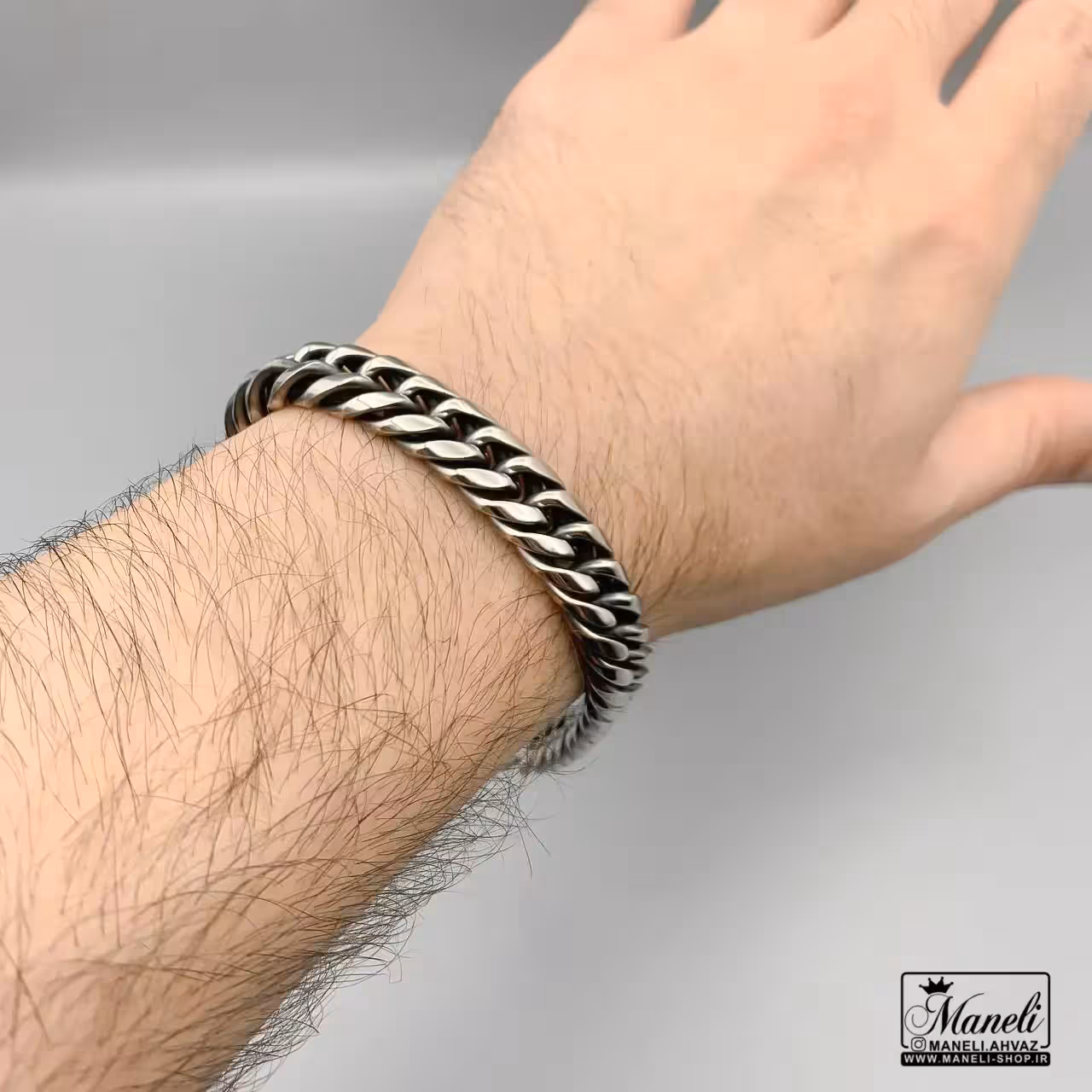 دستبند کارتیر 10 میل نقره ای | استیل – رنگ ثابت 14040178