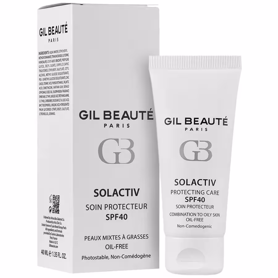 کرم ضد آفتاب spf40 پوست چرب ژیل بوته