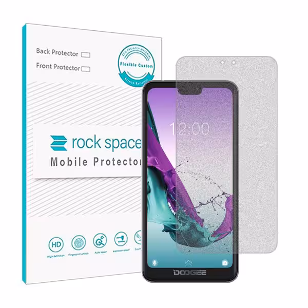 گلس دوجی Y7 مدل نانو هیدروژل مات برند راک اسپیس کد 8765S