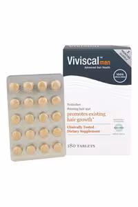 قرص ضد ریزش و تقویت کننده قوی مو مردانه Viviscal - بسته 180 عددی