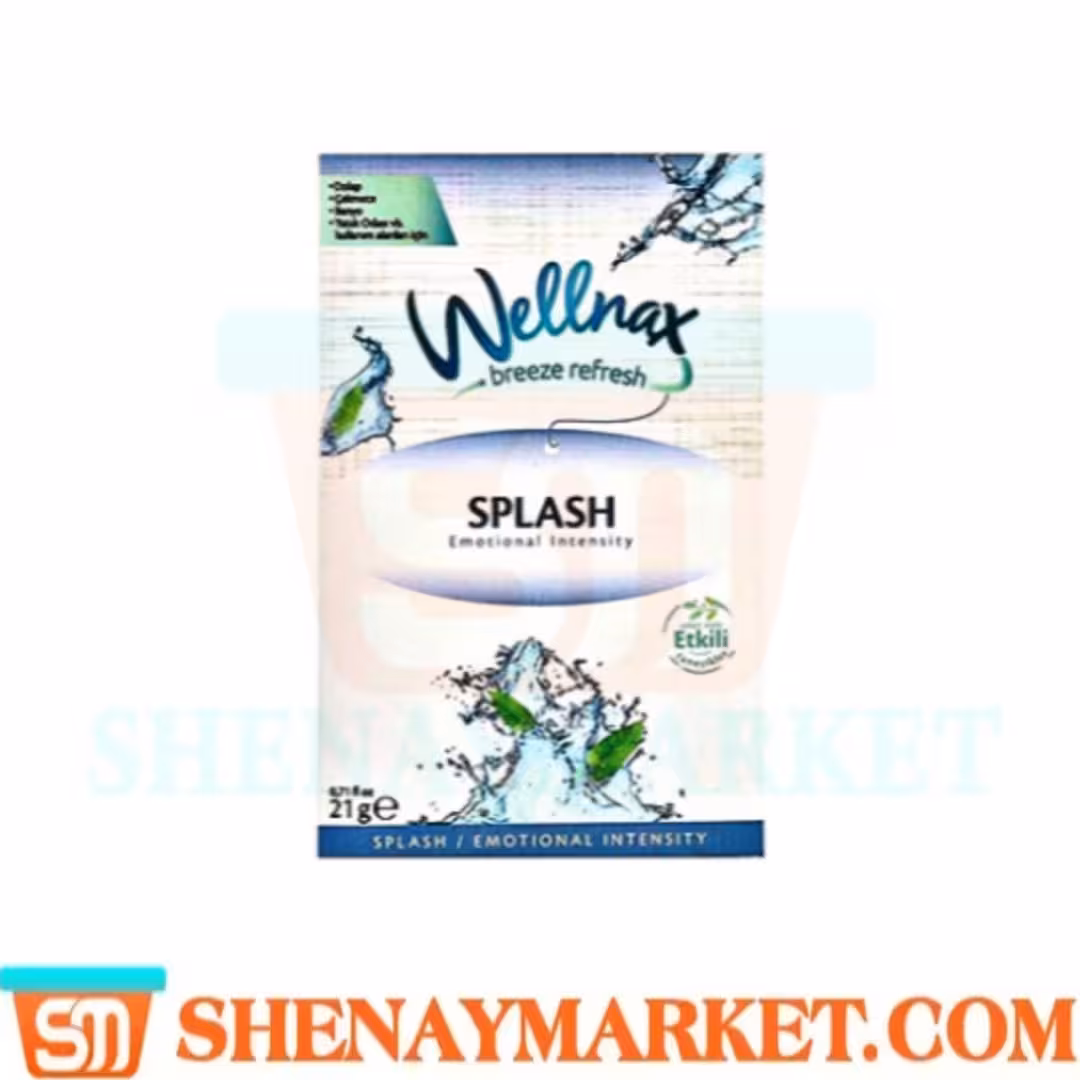 خوشبو کننده پودری کمد لباس و رخت خواب ولناکس اسانس Splash