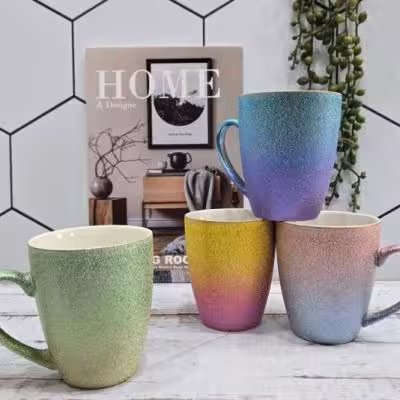 ماگ سرامیکی دو رنگ شاین