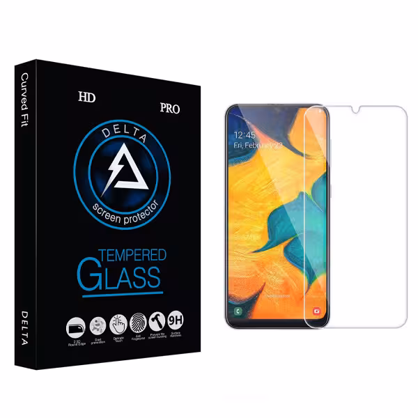 محافظ صفحه نمایش شیشه ای دلتا مدل HD مناسب برای گوشی موبایل سامسونگ Galaxy A10
