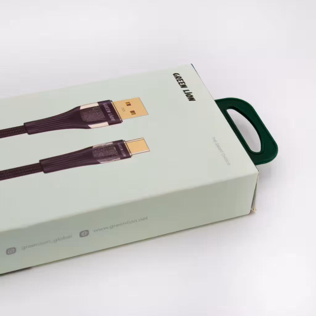 کابل شارژ تایپ سی گرین لاین اورجینال 60 وات