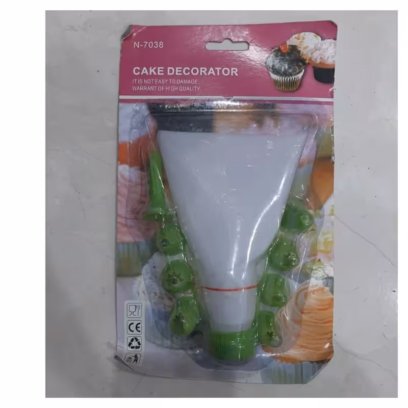 پک قیف سیلیکونی و نه ماسوره پلاستیکی