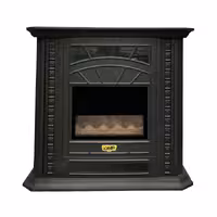 بخاری گازی طرح شومینه توان مدل اورانوس 28