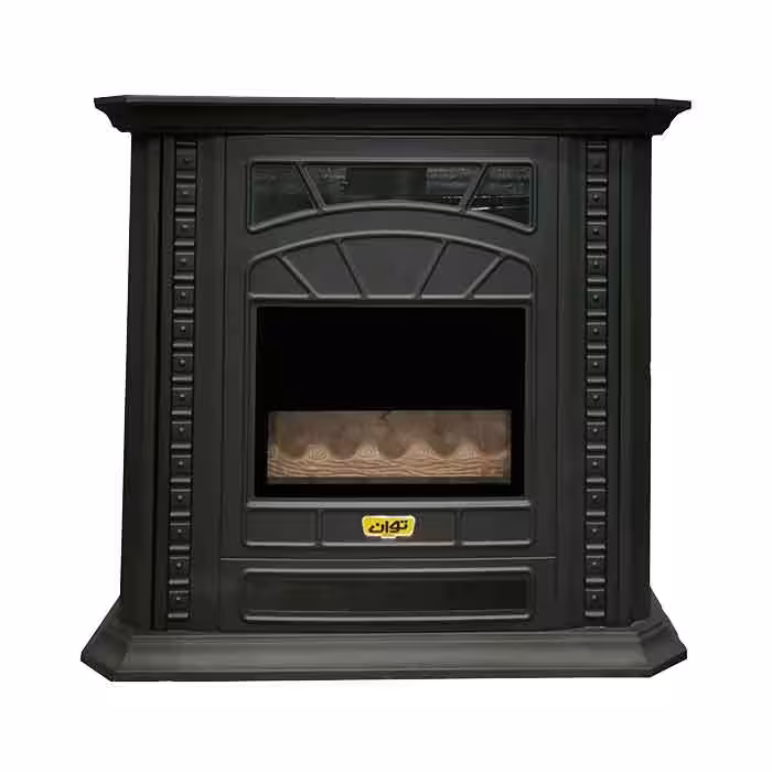 بخاری گازی طرح شومینه توان مدل اورانوس 28