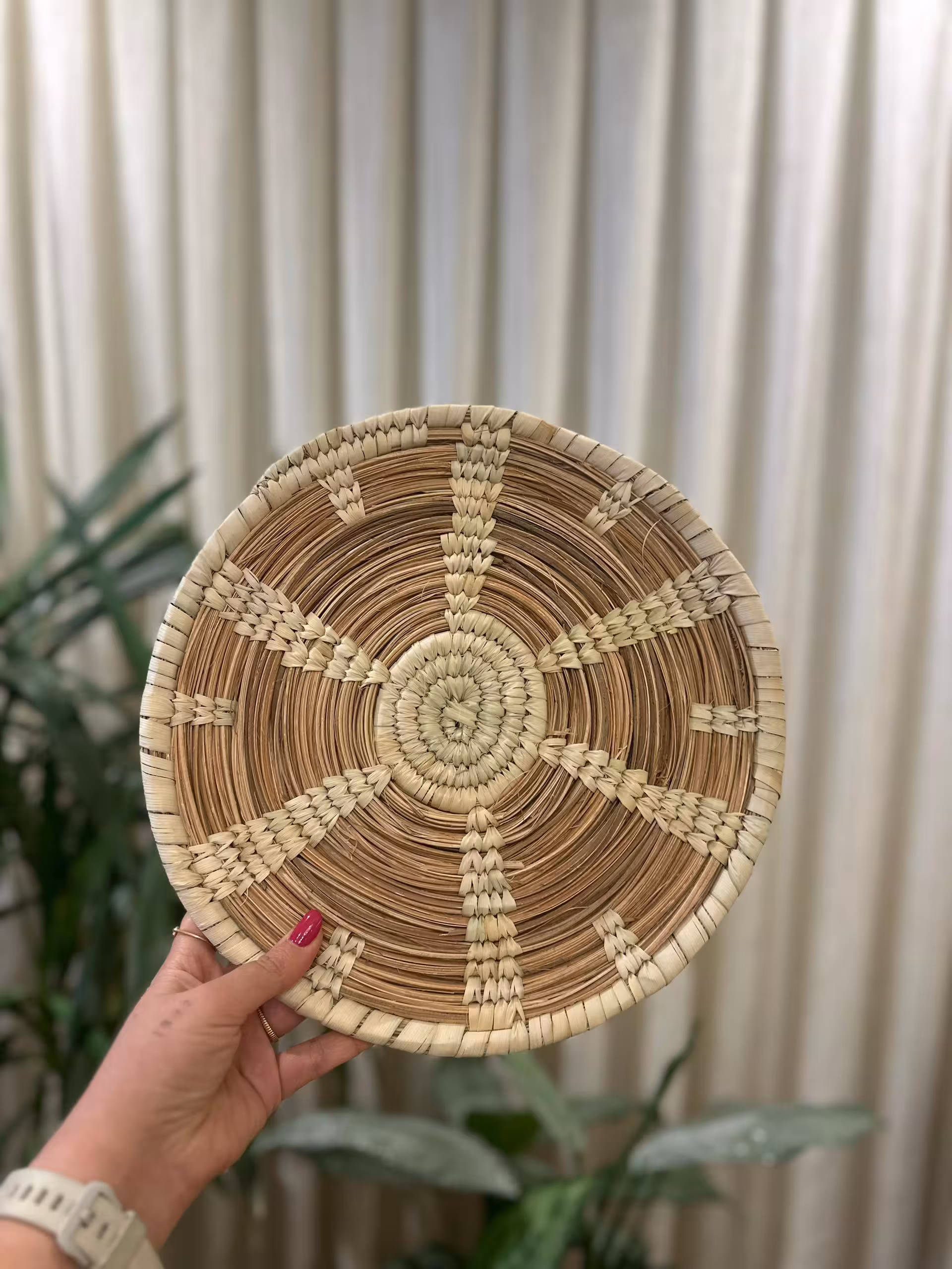 دیوارکوب حصیری کد3