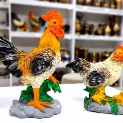 مرغ و خروس جفتی سایز کوچک