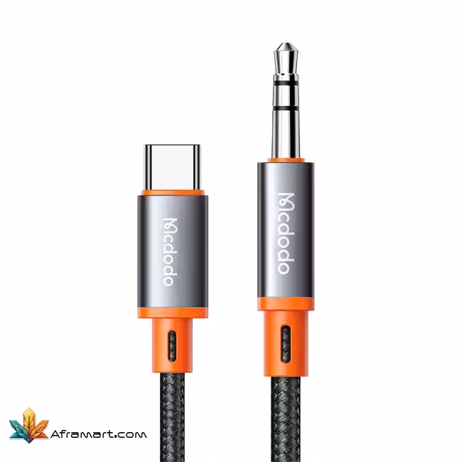 کابل تبدیل USB-C به AUX مک دودو مدل CA-0820 طول 1.2 متر