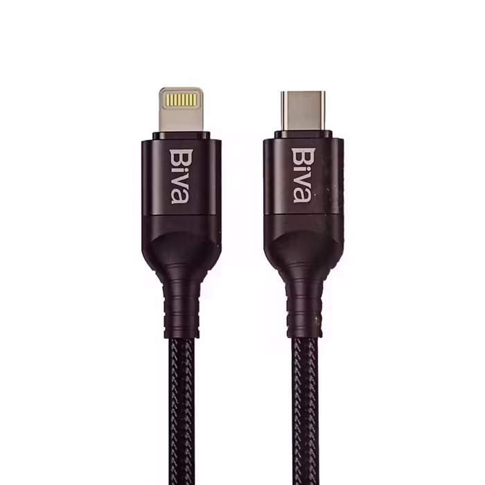کابل فست شارژ کنفی Type-C به Lightning بیوا مدل C-03CL طول 1.2 متر