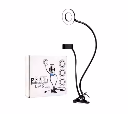 رینگ لایت پایه کلیپسی مدل Professional Live Stream