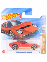 ماشین دکوری مدل 71Lamborghini Miura SV برند Hot Wheels