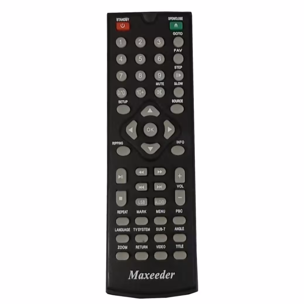 کنترل ریموت دی وی دی مکسیدر دوکاره دیجیتال دارdvd maxider