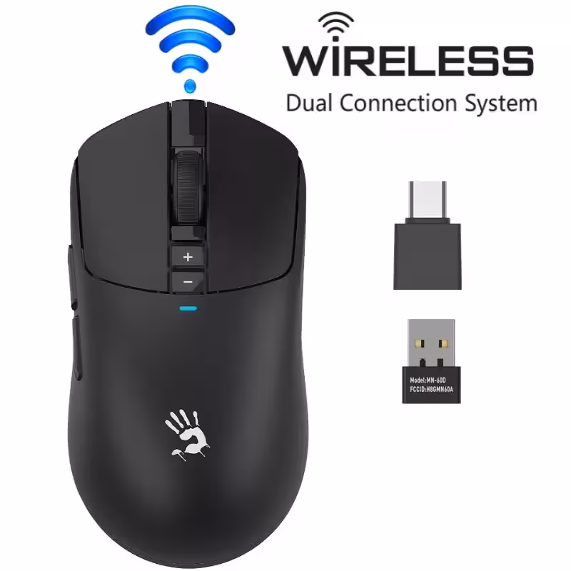 ماوس گیمینگ دوگانه بی‌سیم و باسیم ای فورتک مدل R72_ULTRA