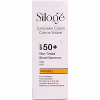 کرم ضد آفتاب بی رنگ پوست خشک و نرمال SPF 50 سیلوژه
