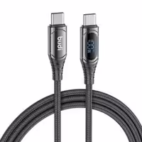 کابل شارژ کنفی ‌USB-C به ‌USB-C بودی مدل Budi DC229TT15B طول 1.5 متر با گارانتی 18 ماهه شرکتی (6 ماه تعویض)