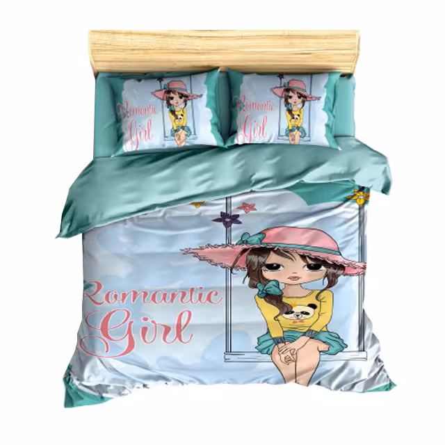 سرویس روتختی یک نفره کارینا مدل سه بعدی 6 تکه کد 1133