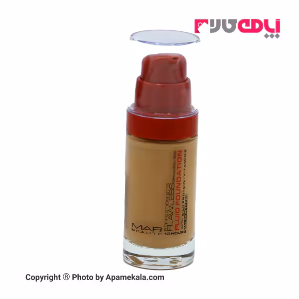 کرم پودر پمپی انواع پوست برند مپ بوته شماره F58