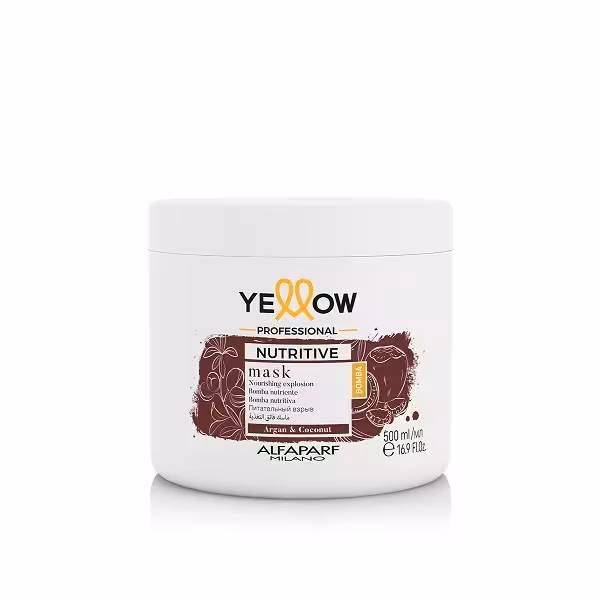 ماسک مغذی و آبرسان موی خشک یلو مدل نوتریتیو حجم 500 میل Yellow Nutritive Hair Mask
