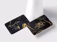 طرح کارت ویزیت قابل ویرایش جواهری | گرافیک با طعم تربچه