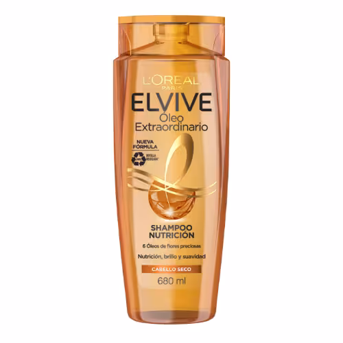 شامپو مغذی موهای خشک Extraordinary Oil Nourishing لورال Loreal حجم 370 میل