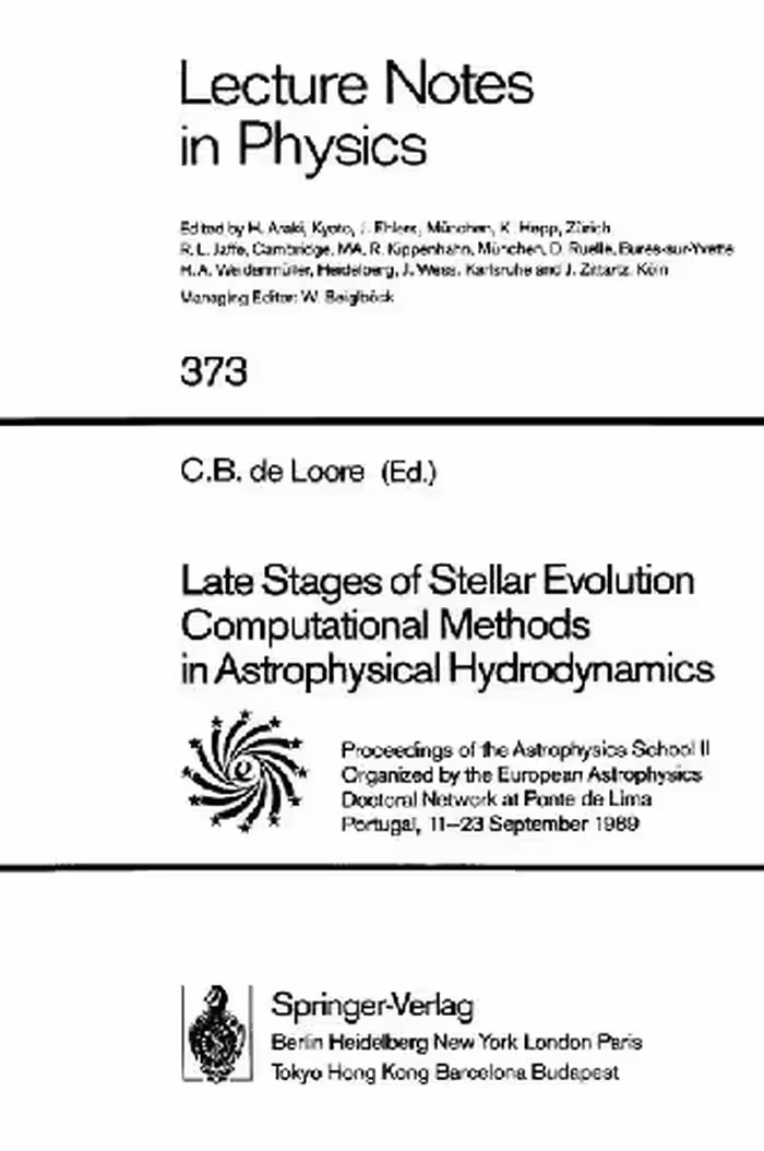 خرید و دانلود نسخه کامل کتاب Late Stages of Stellar Evolution: Computational Methods