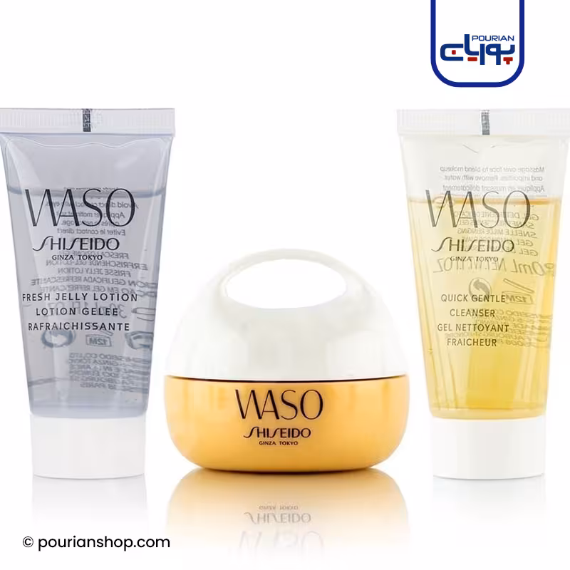ست شوینده ،لوسیون ژله ایی و مرطوب کننده غنی برای پوست های نرمال و خشک وازو شیسیدو _SHISEIDO