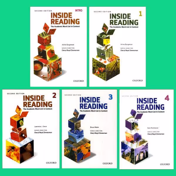 مجموعه 5 جلدی کتاب Inside Reading انتشارات Oxford