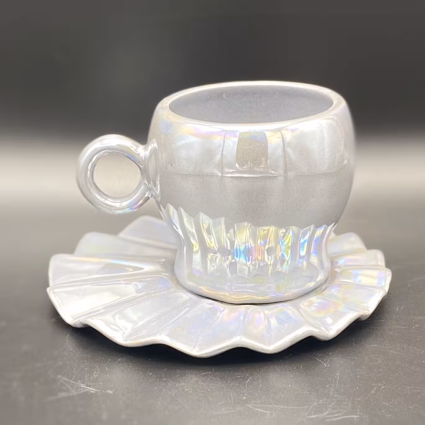 سرویس چای خوری سرامیکی سفید کد 111