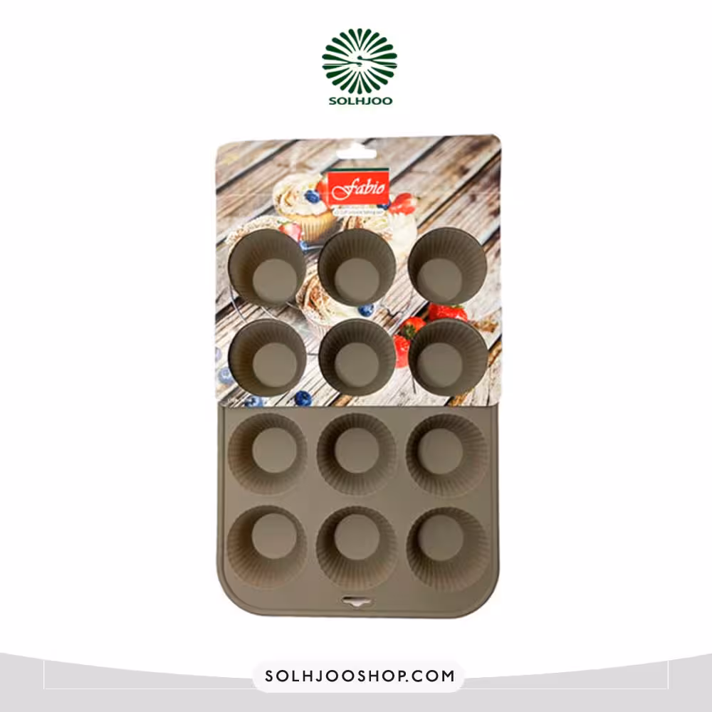 قالب سیلیکونی مافین 12 خانه FABIO