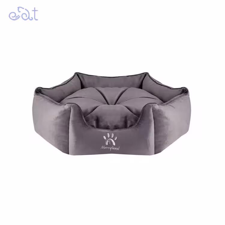 جای خواب سگ و گربه مریلند مدل کوئین MerryLand Queen (رنگ طوسی سایز 1)