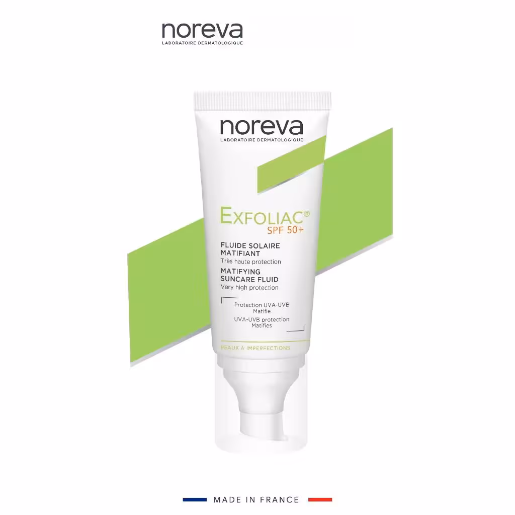 کرم ضد آفتاب نوروا مدل اکسفولیاک برای پوست های چرب و مستعد آکنه 40ml