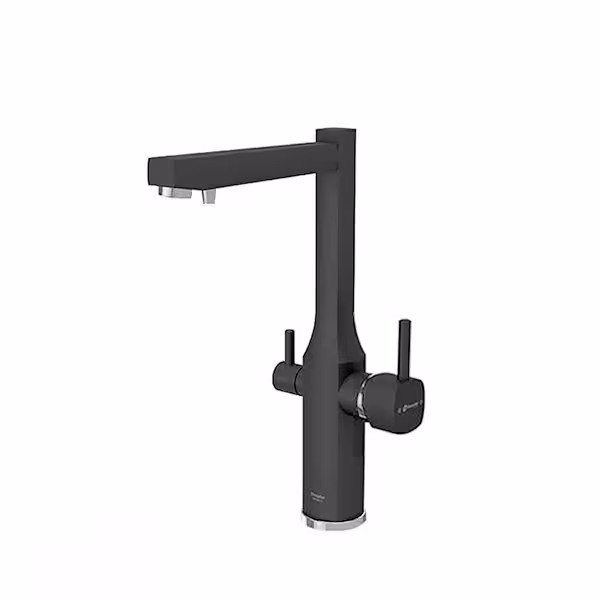 شیر آشپزخانه دو منظوره شودر مدل یونیک مشکی کروم