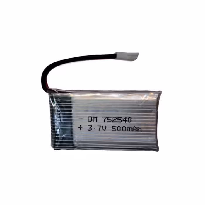 باتری لیتیومی قابل شارژ مدل DM‑752540 ظرفیت 500 میلی‌آمپر