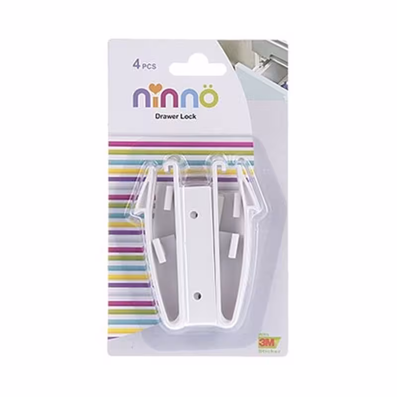 قفل کشو برند نینو ( 4 عددی ) – NINNO DRAWER LOCK