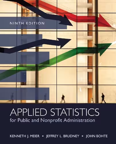 خرید و دانلود نسخه کامل کتاب Applied Statistics for Public and Nonprofit Administration
