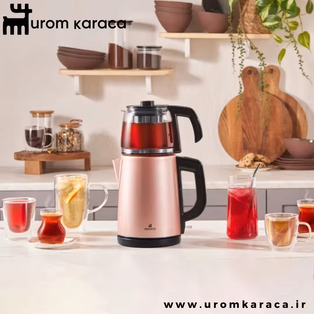 چایساز برقی کاراجا retro glass رزگلد