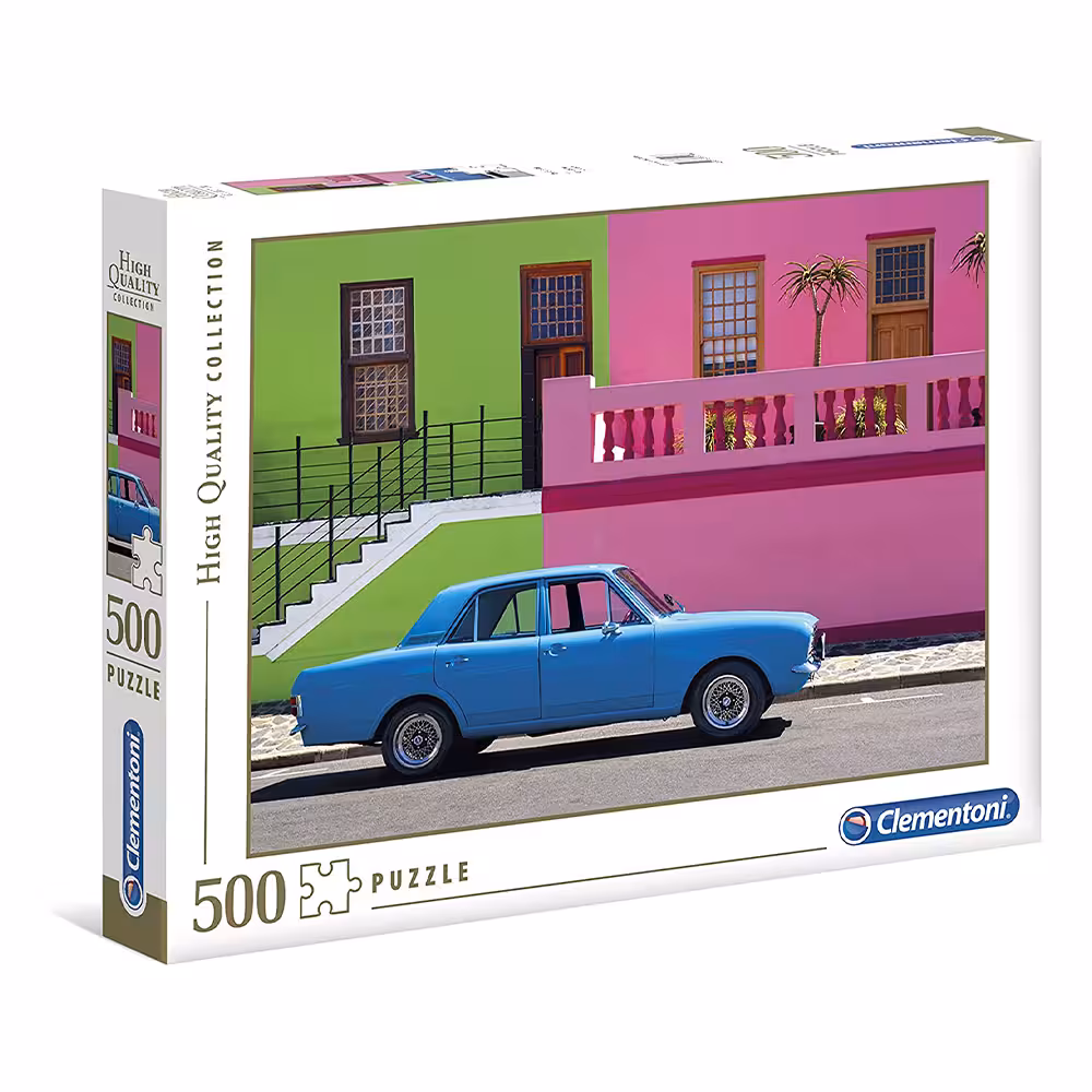 پازل 500 قطعه Clementoni طرح ماشین آبی