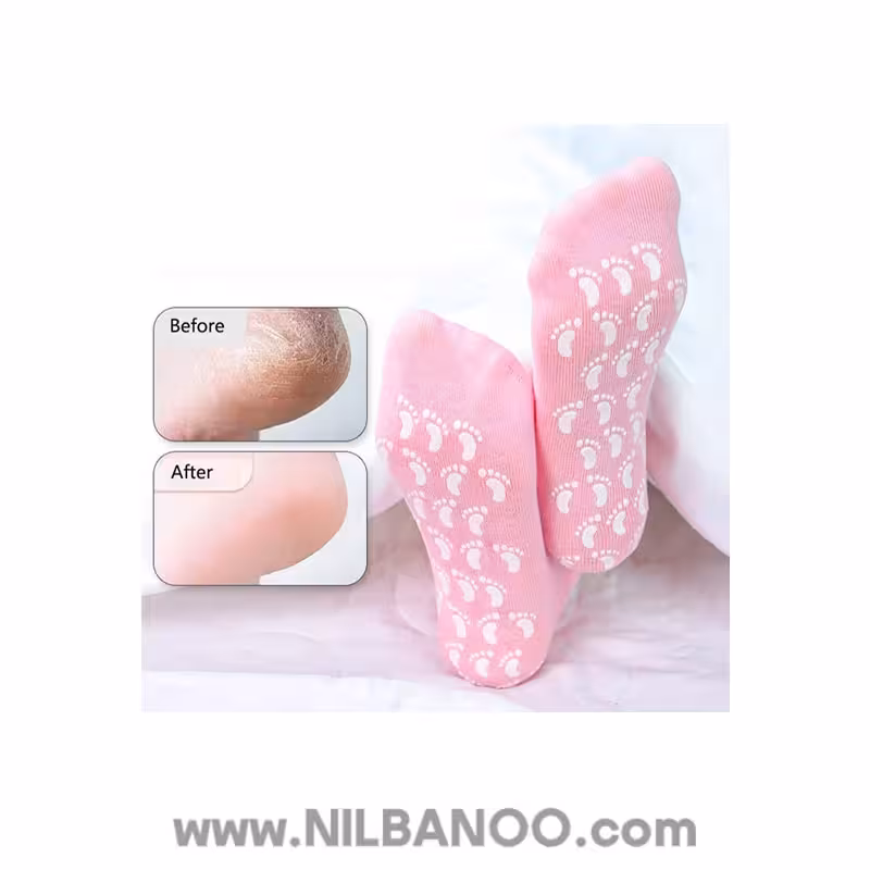 جوراب سیلیکونی مراقب پا و ضد ترک