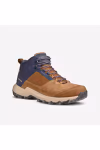 چکمه و بوت مردانه ربات ضد آب مردان QUECHUA قهوه ای اواسط Decathlon