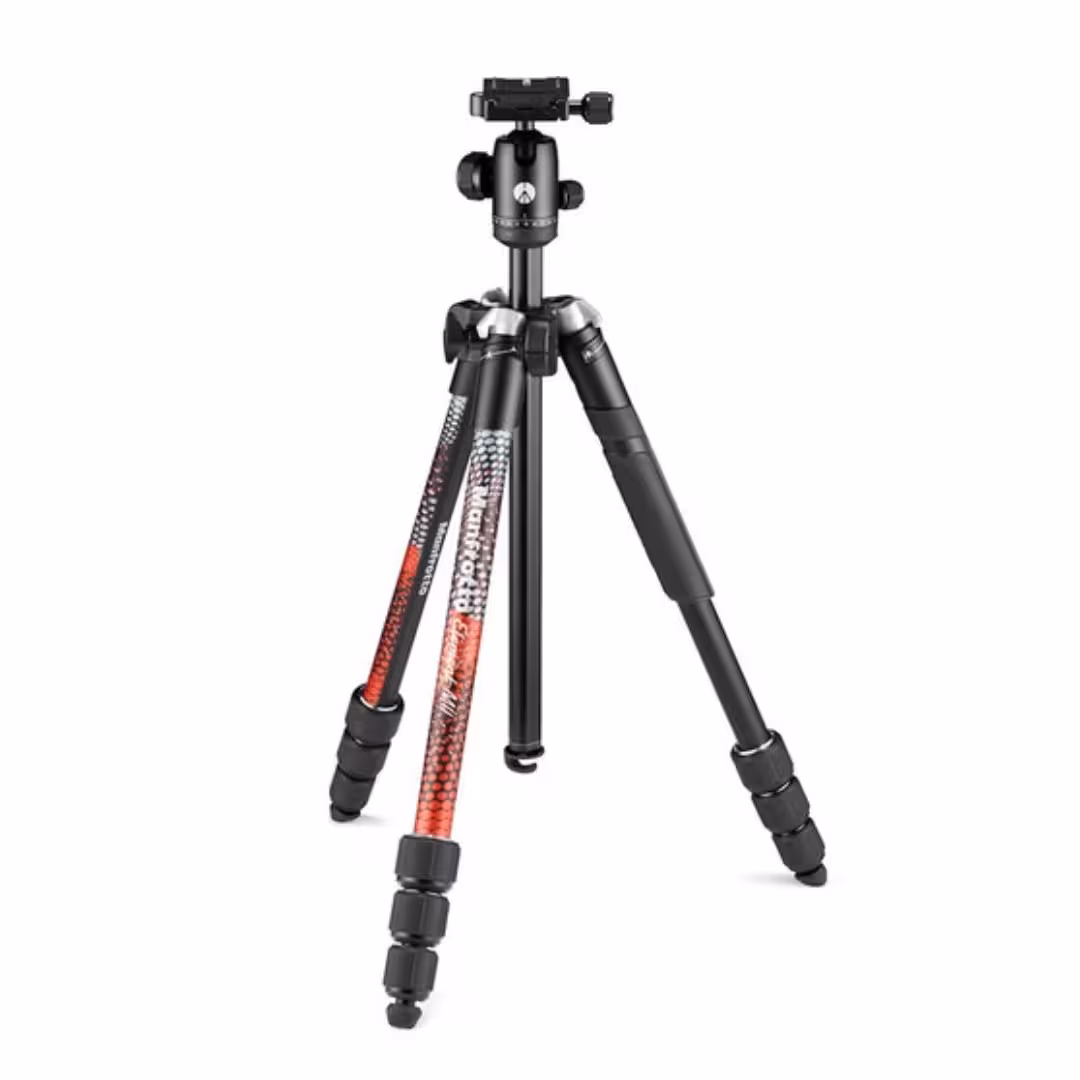 سه پایه عکاسی مانفرتو Manfrotto Element MII Aluminum Tripod with Ball Head (Red)